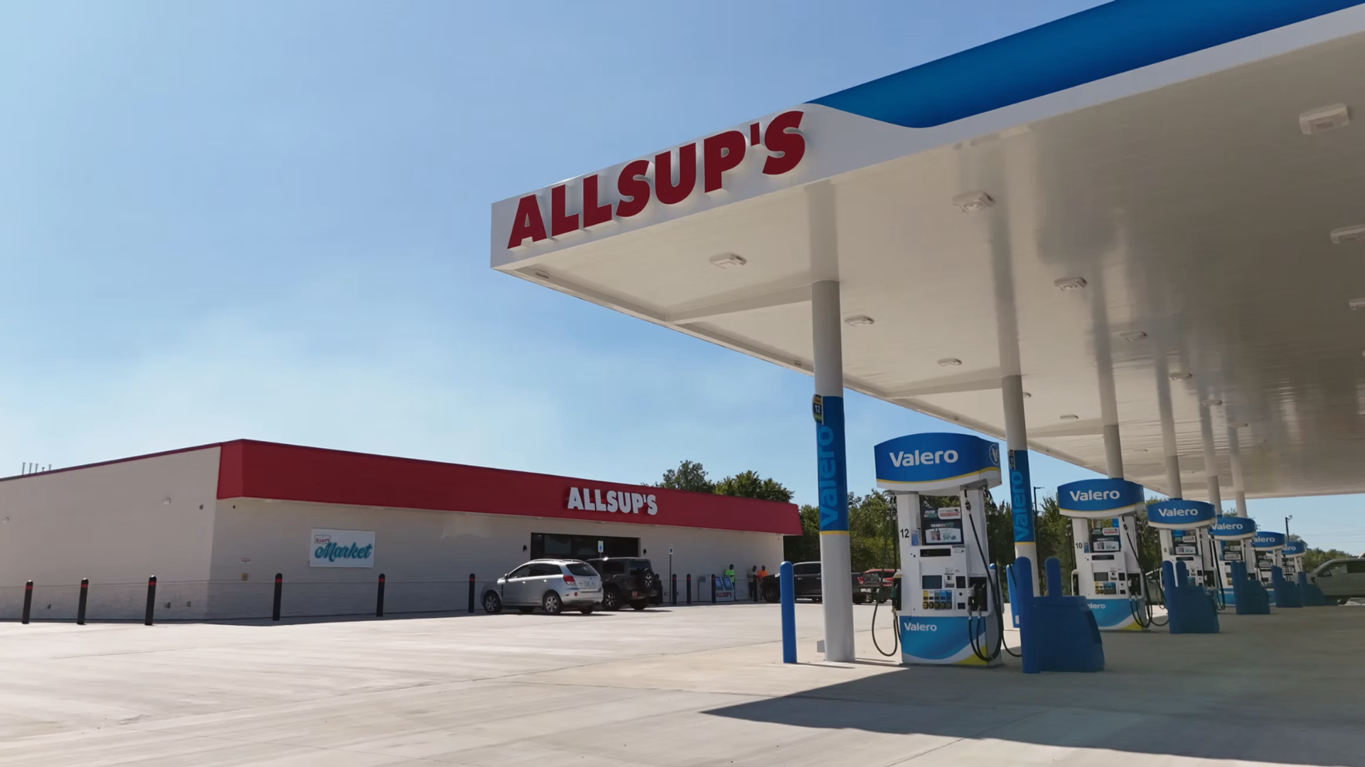 Underground utility installation at the McAlester Allsup's development site